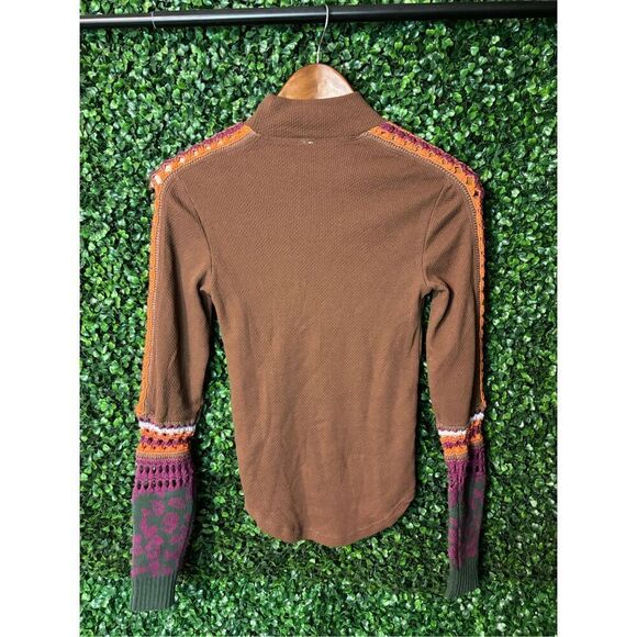 Free People NWT Switch It Up Layering Top Sz XS New - Picture 6 of 6